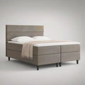 Boxspringová postel 180 × 200 cm, taupe
